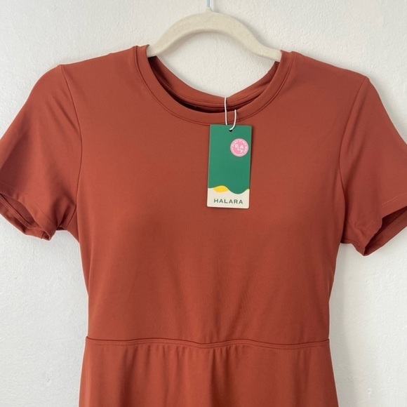 HALARA Brown Cutout Back Dress - Picture 11 of 13